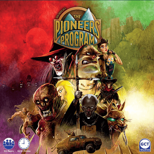 The Pioneers Program board game box cover