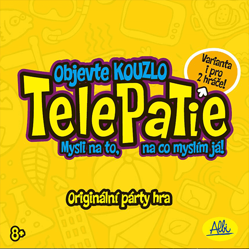 Telepatie board game box cover