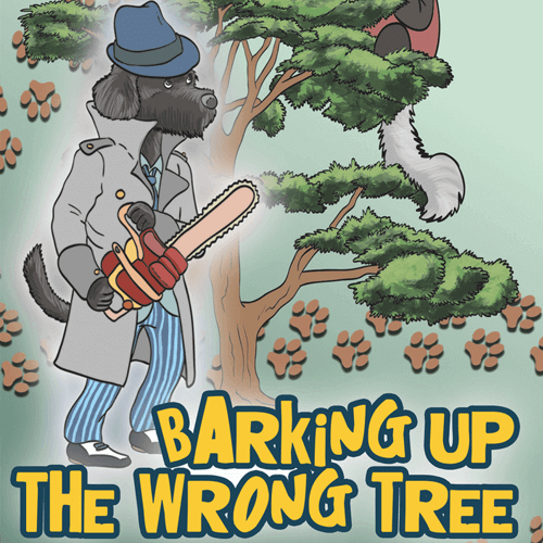 Barking up the Wrong Tree board game box cover