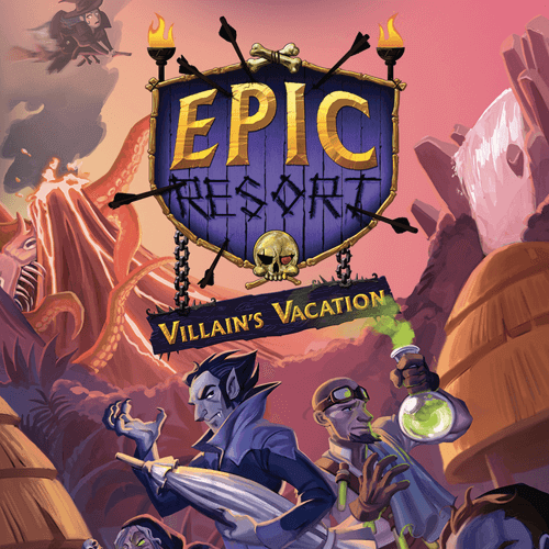 Epic Resort: Villain's Vacation board game box cover