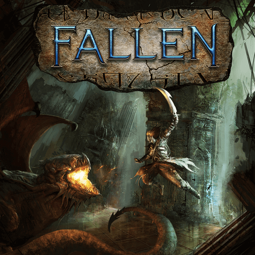 Fallen board game box cover