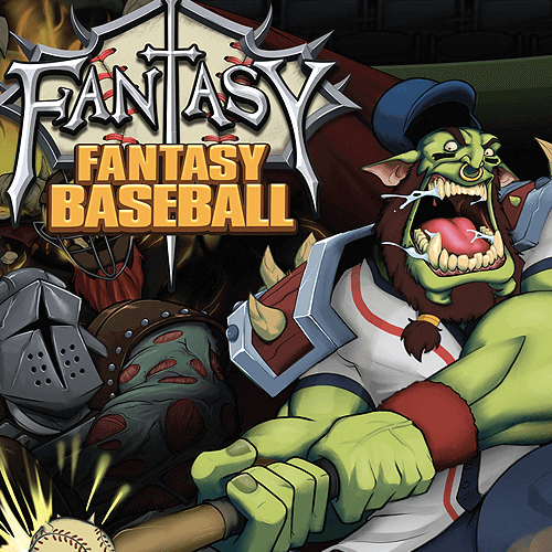 Fantasy, fantasy baseball board game box cover