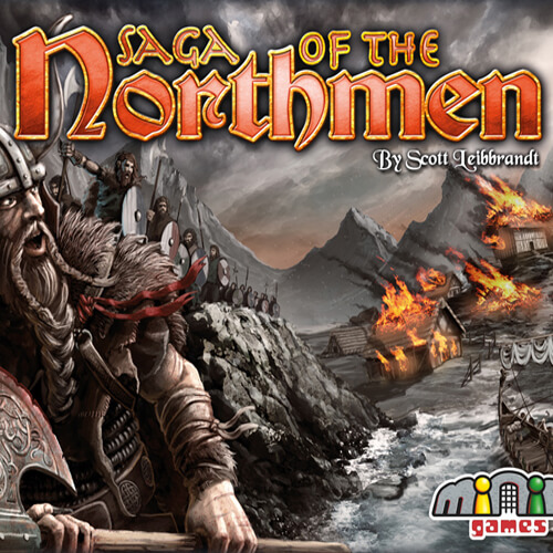 Saga of the Northmen board game box cover