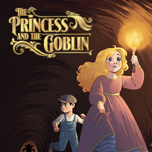 The Princess and the Goblin board game box cover