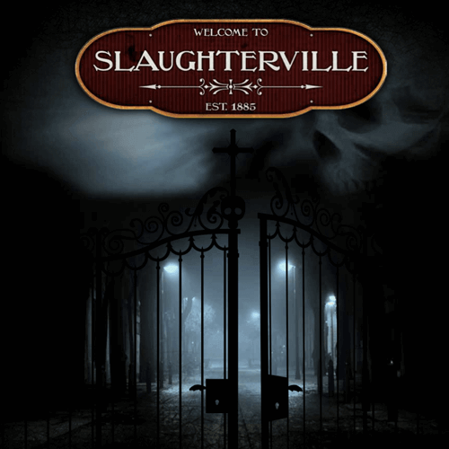 Welcome to Slaughterville board game box cover